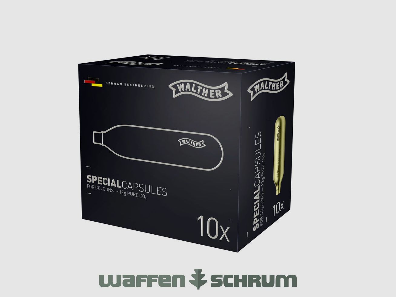 Walther Co2 capsules 12g pack of 10.