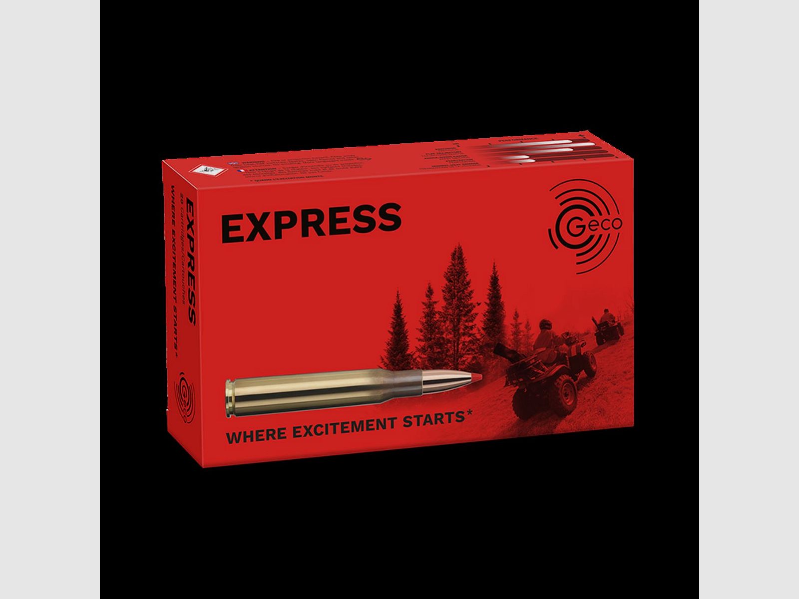 Munición para rifle GECO 6,5X55 EXPRESS 9,1 g, imagen 1 de 2