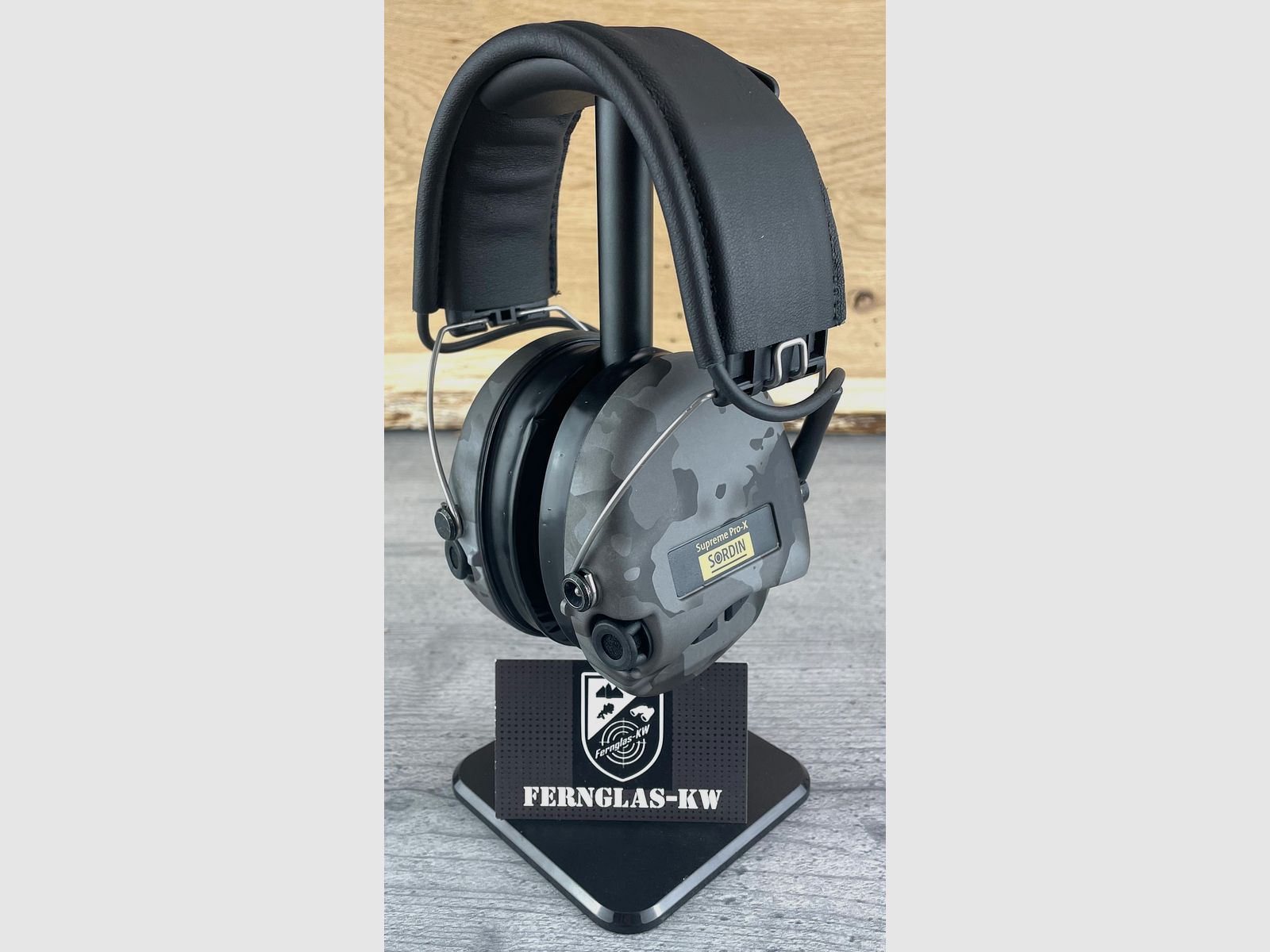 Sordin 75302-X/L-15-S Elektronischer Gehörschutz Supreme Pro X LED Headband Night Camo Gel