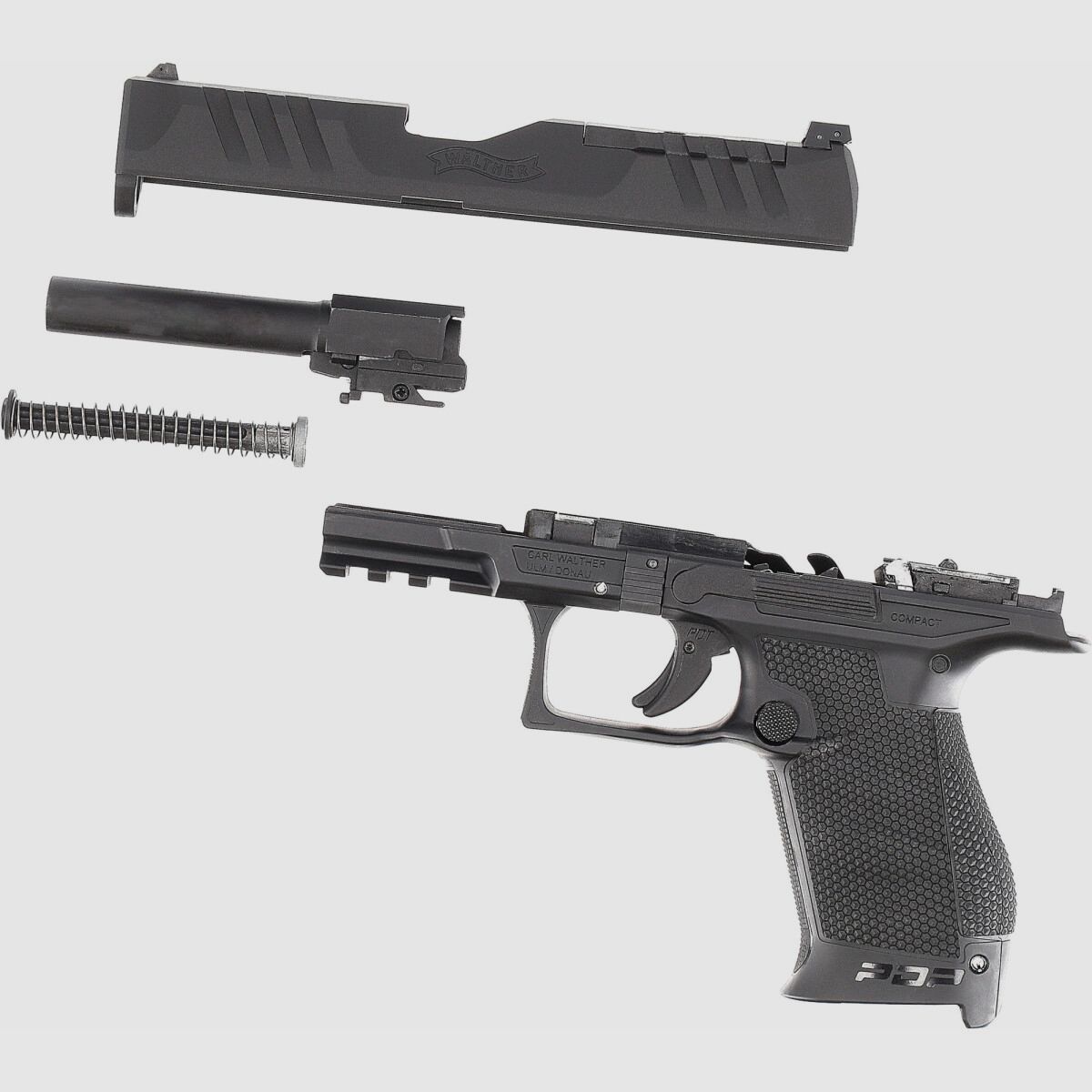 Walther PDP Compact 4" GBB Pistol Airsoft in Nero | VfC