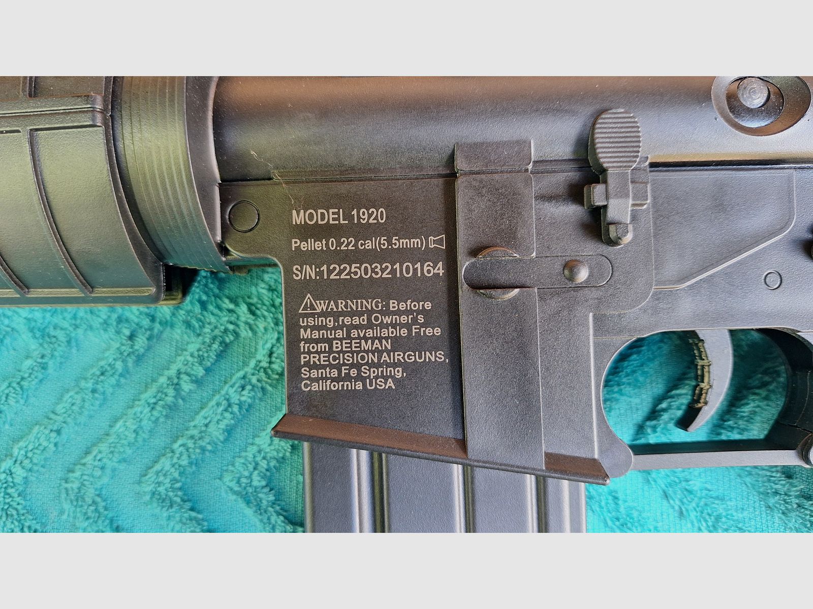 Beeman 1920 M16-5,5mm Knicklaufgewehr-Neuwertig!