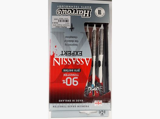 Harrows Darts Technology Assassin Expert 90% Soft 18gr. Dart & Accessories