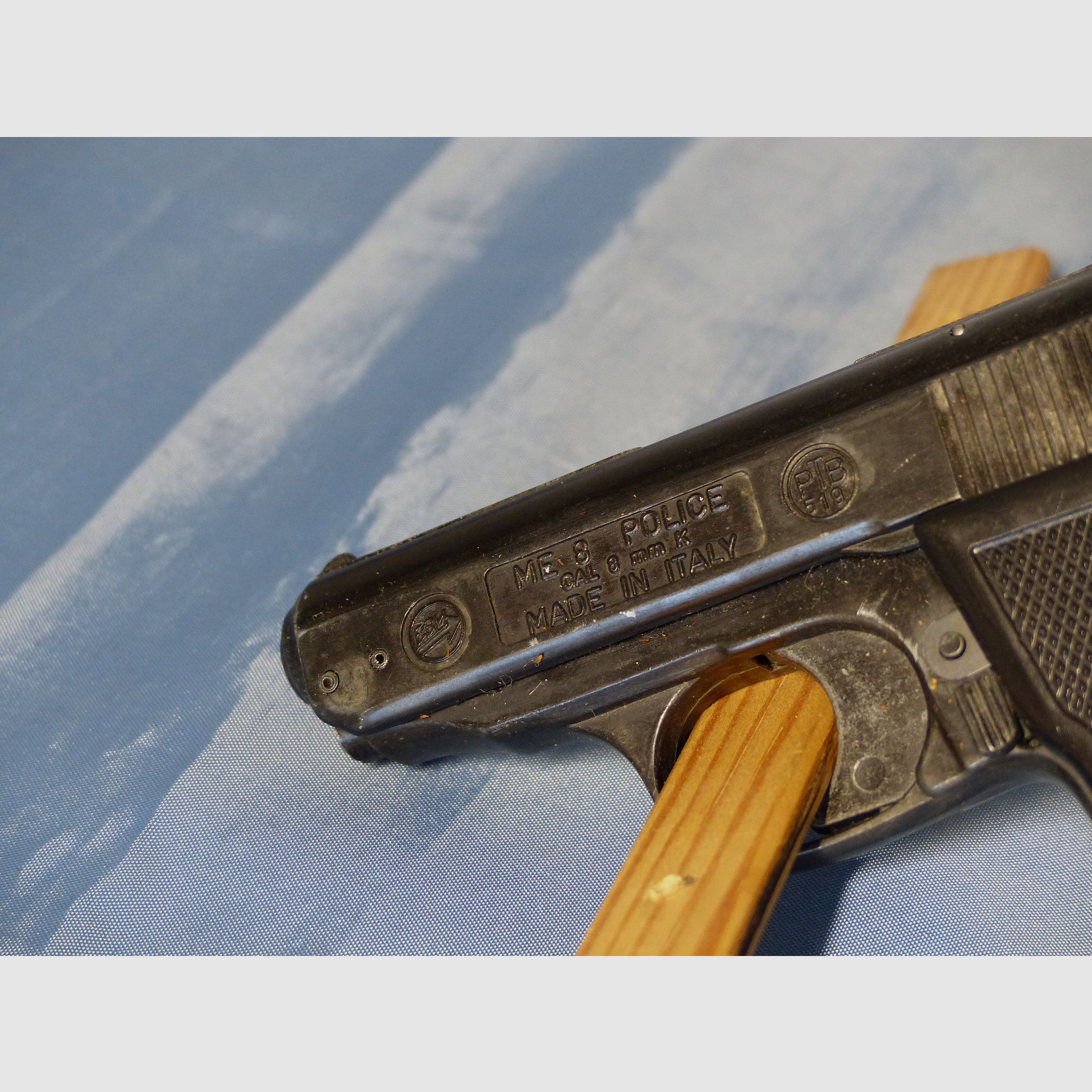 Schreckschuss Gas Pistole Bruni ME 8 Police Cal. 8 mm Knall PTB 519