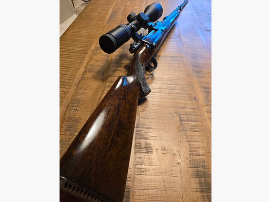 Mauser98 Modell Safari Kal. 8x68S inkl. Docter 3-18×56
