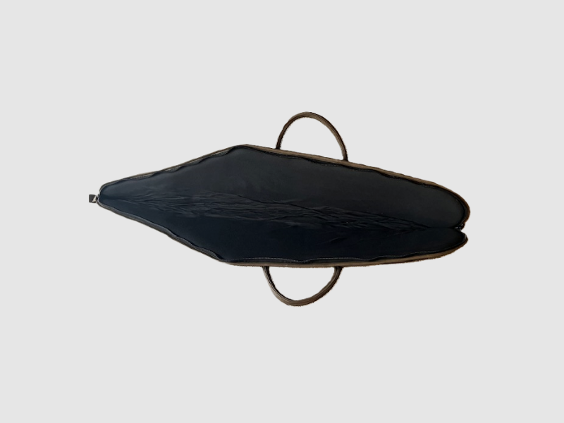 Holster rembourré en cuir et alcantara avec deux poches latérales, image 2 sur 3