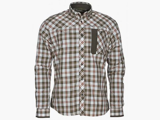 KOSZULA PINEWOOD WOLF 5329 - OFFWHITE/BROWN