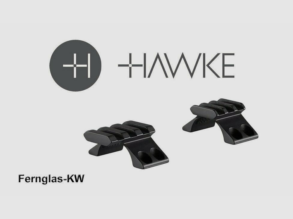 HAWKE 22151 30mm PICATINNY Ringaufsätze für Hawke Ringmontagen mit 2 Schrauben
