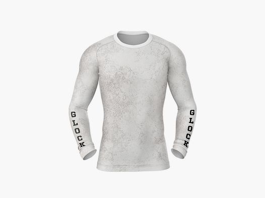 DED GLOCK Competition Camiseta de Compresión de Manga Larga Blanca, tamaño: L, Tipo de ropa: Mujeres