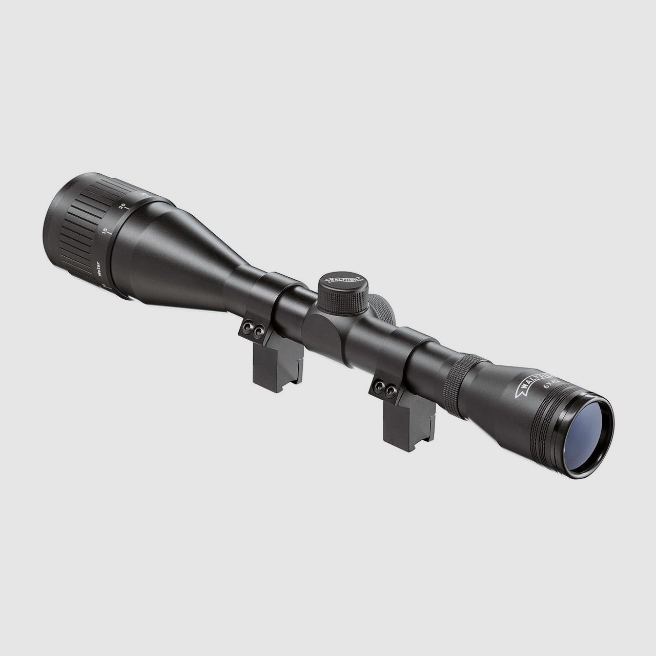 Zielfernrohr Walther 6x42 Absehen 4 Parallaxeverstellung am Objektiv 1 Zoll Tubus inklusive Ringmontagen fĂĽr 11 mm Prismenschienen