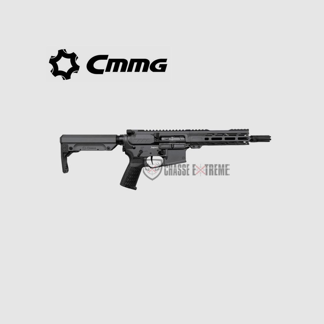 CMMG Banshee Mk4 9" Kal 22 Lr Sniper Grijs