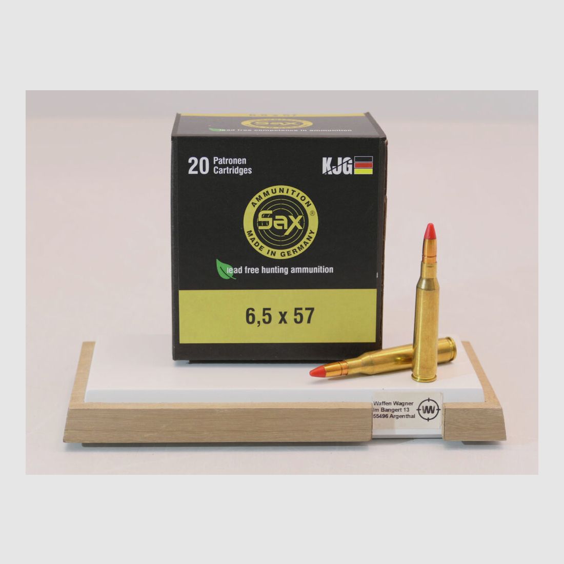 Sax Munition KJG-SR 6,00g à20 6,5x57, Bild 1 von 2