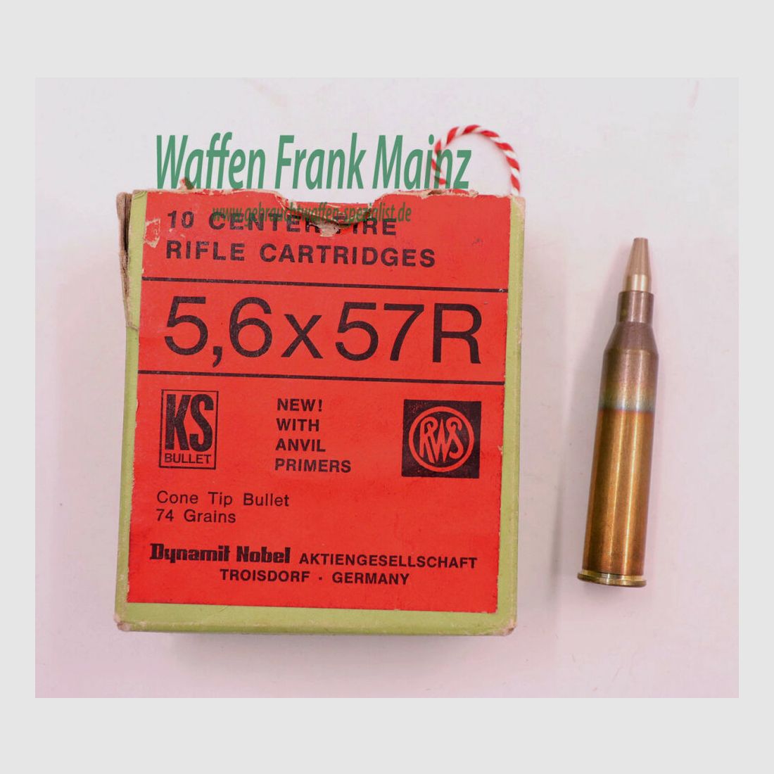 RWS (WZd.Fa.Rottweil) Büchsenpatronen 5,6x57R