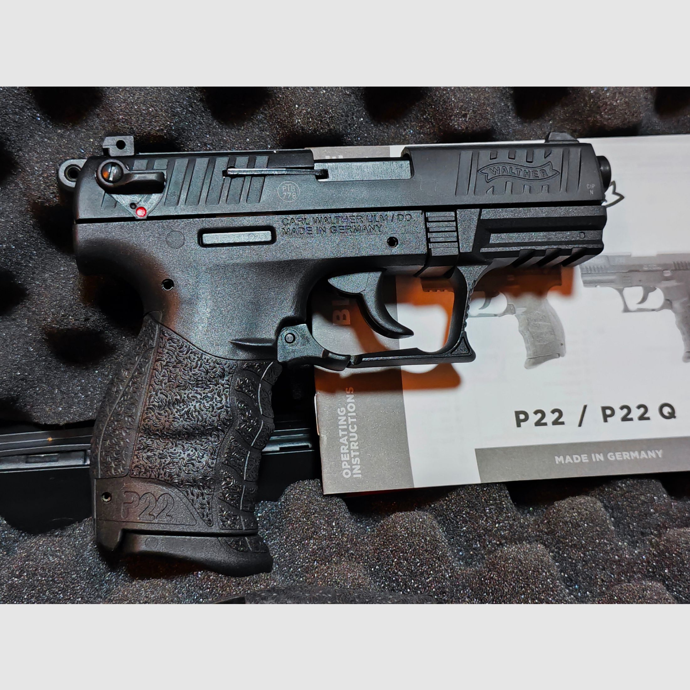 Umarex Walther P22Q + Schreckschussmunition