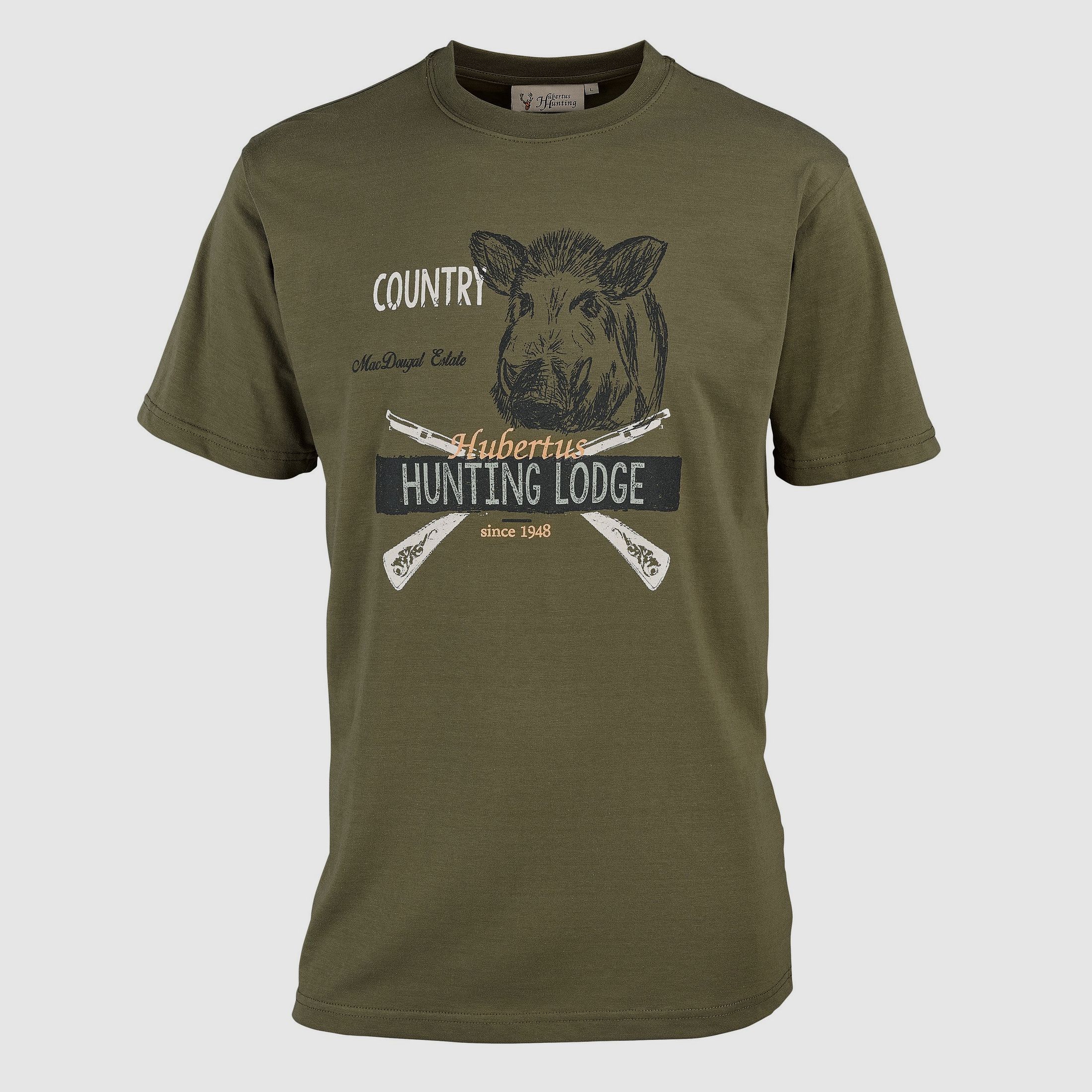 Hubertus Herren-T-Shirt Hunting Keiler