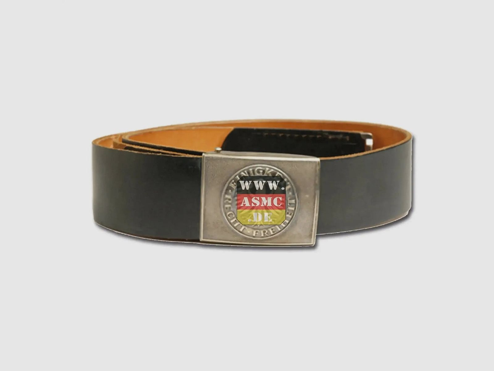 Bundeswehr Original Bundeswehr Original Bundeswehr Dienstkoppel Leder gebraucht - Schwarz / 80