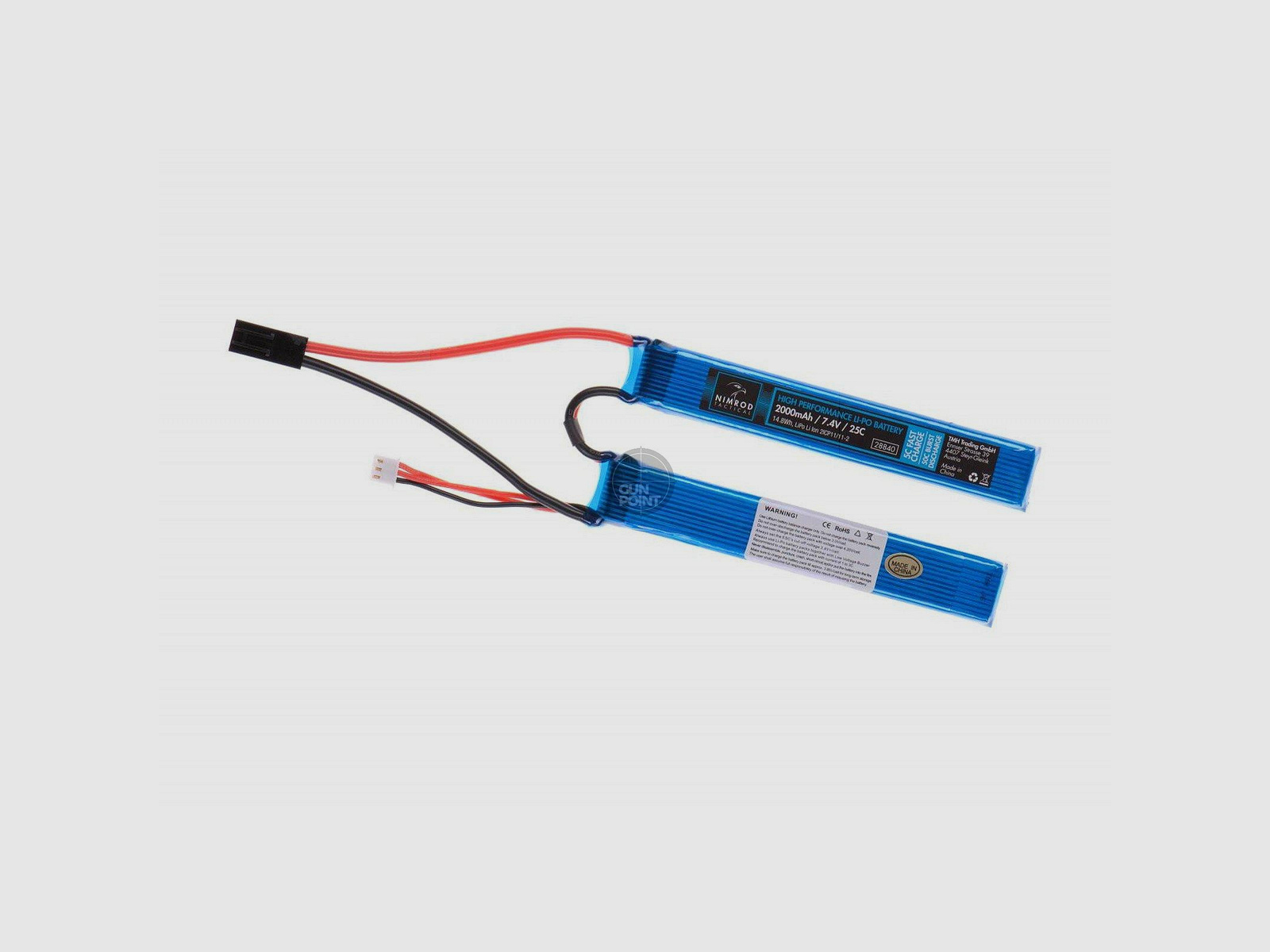 Nimrod Lipo 7.4V 2000mAh 25C Twin Type