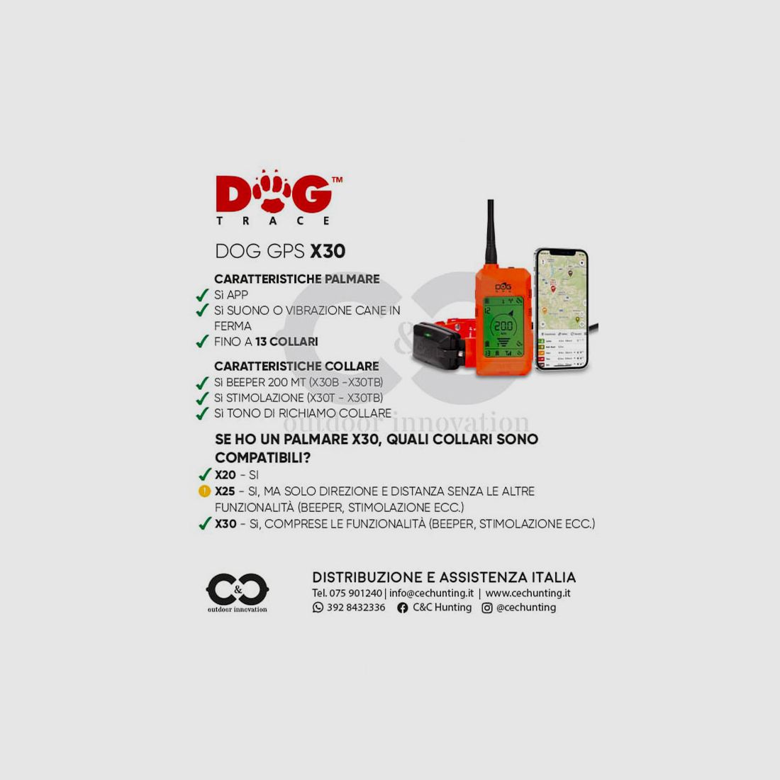 DOG TRACE – GPS X30 PALMARE BLUETOOTH ZUSATZ | Orange, Bild 6 von 6