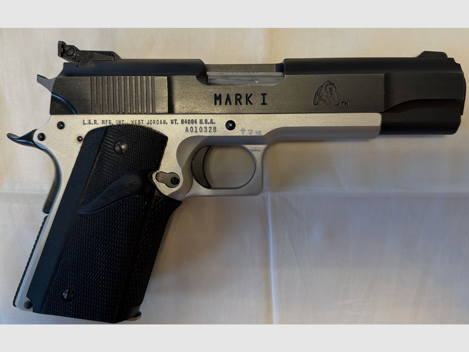 L.A.R. Grizzly Mark 1 Duotone 45 Winmag, systèmes interchangeables 45 ACP, 357 Magnum