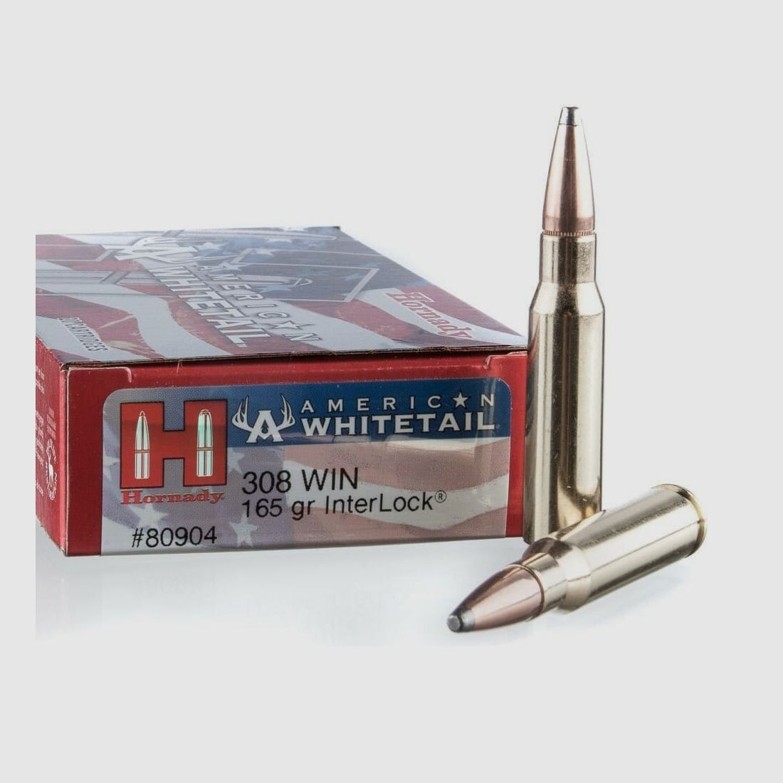 Hornady American Whitetail Cal.308W 165gr, image 1 sur 2