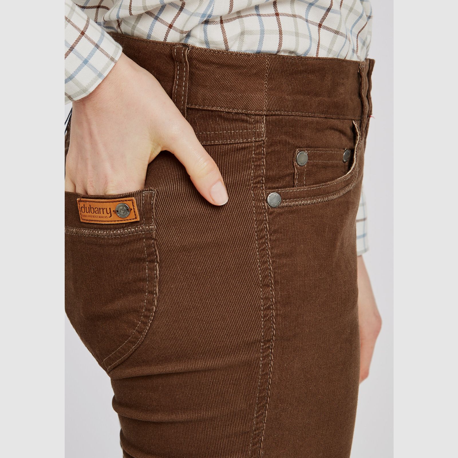 Dubarry of Ireland Pantalon en velours côtelé Honeysuckle mocha