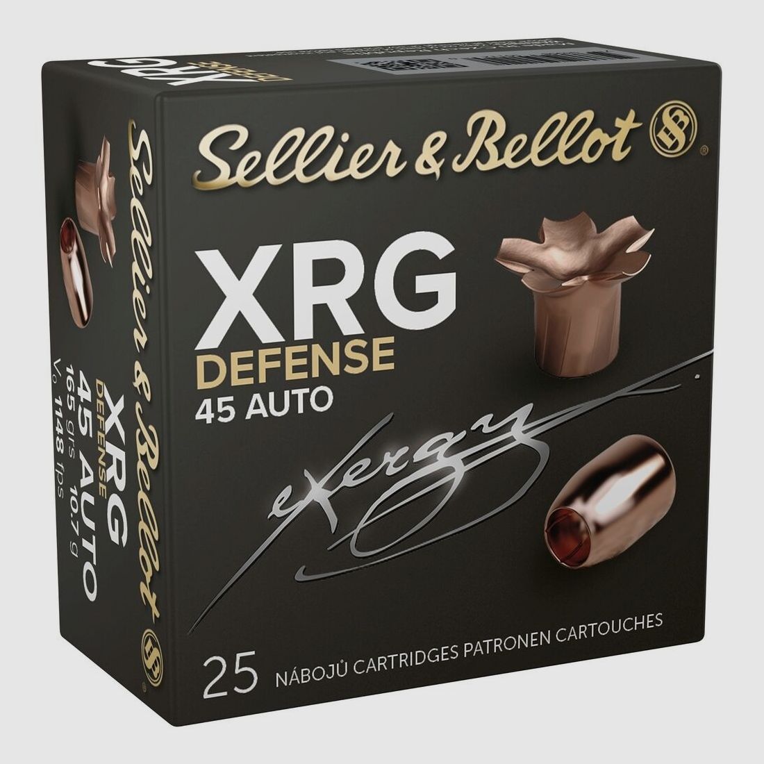 Sellier & Bellot XRG-D 10.7g/165grs .45ACP, image 1 of 4