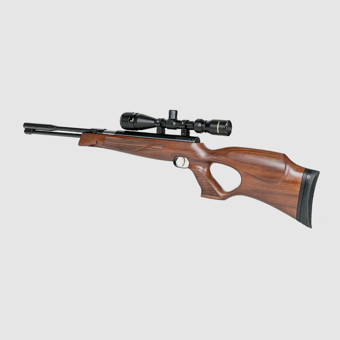 Starrlauf Luftgewehr Weihrauch HW 97 KT Buchenholz Lochschaft Kaliber 4,5 mm (P18)