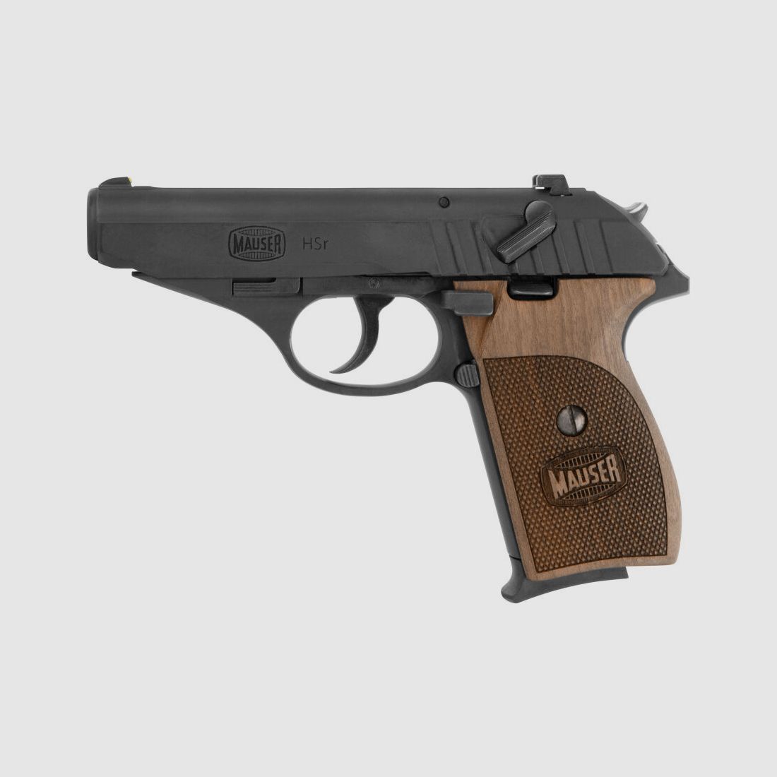 Mauser HSr mit Walnuss-Holzgriffschalen