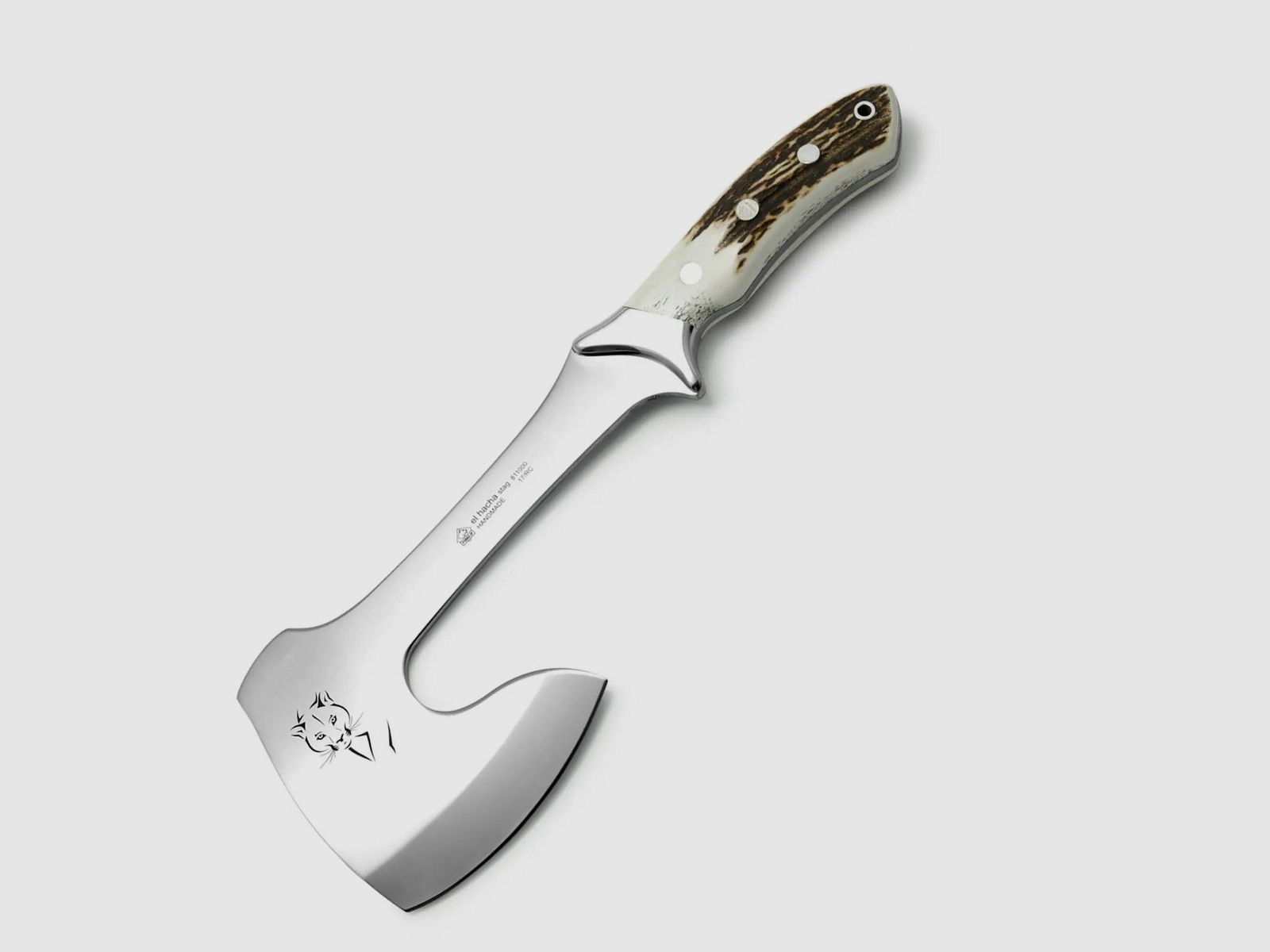 PUMA IP l'ascia cervo, con testa di Puma incisa al laser