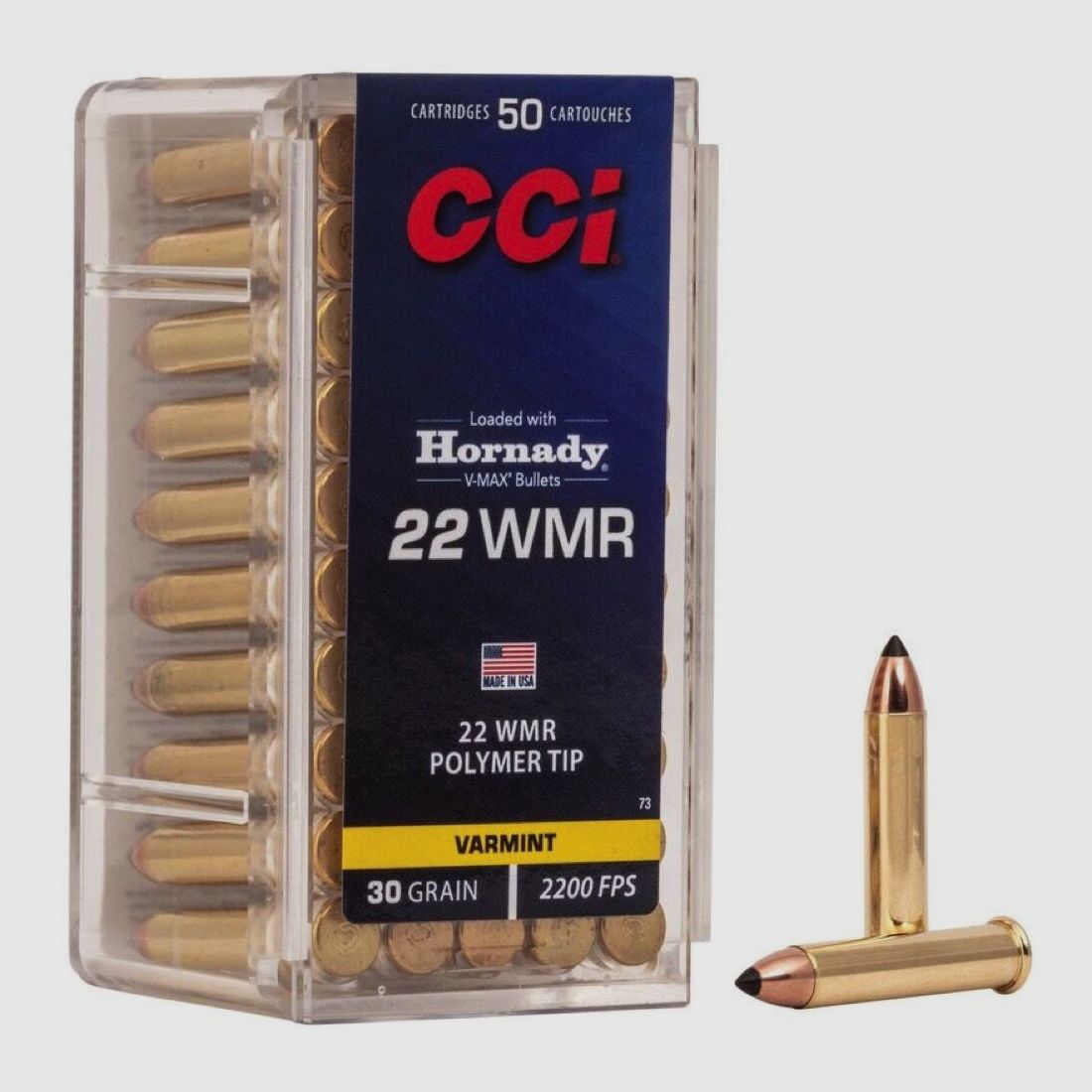 CCI V-Max 30grs 50St .22wmr