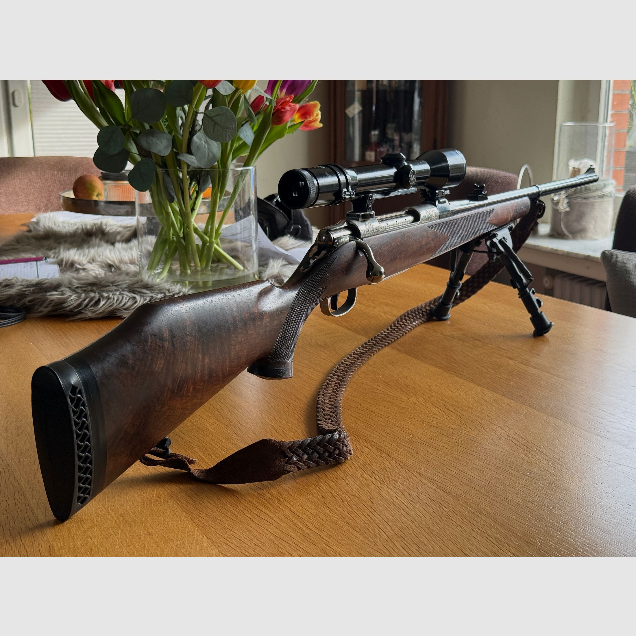 Repetierer Sauer 80 Luxus im Kaliber .375 H&H Mag