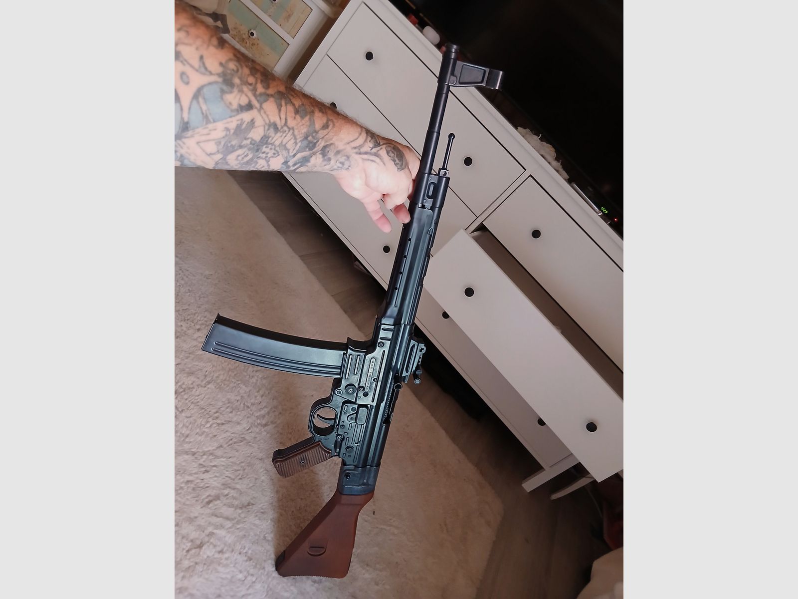 G.S.G Stg 44 sturmgewehr 9mm strzał ostrzegawczy