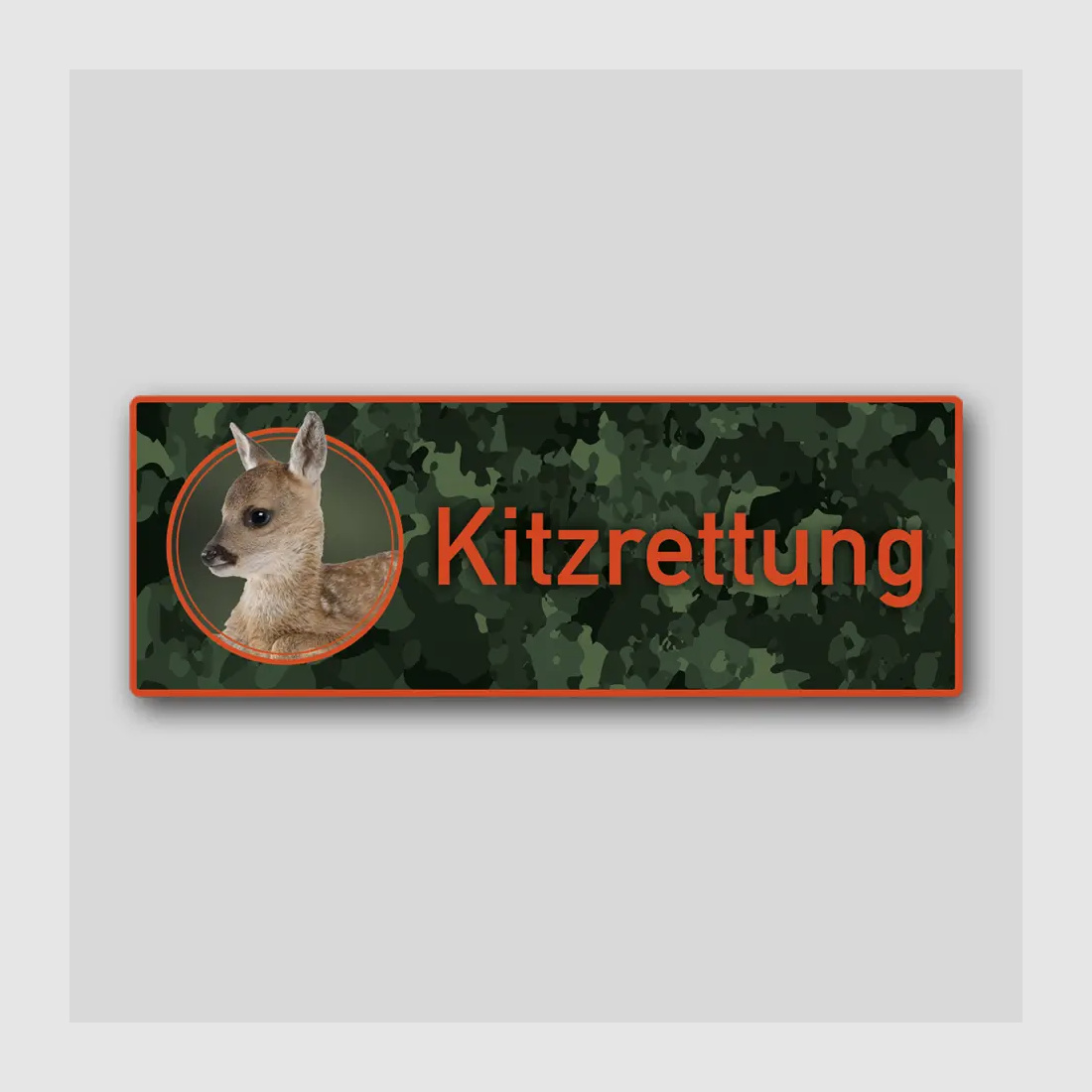 Wilde Hilde Magnetschild Kitzrettung