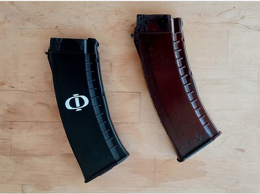 AK74 Deko Magazin (inservible/desactivado) para Yunker AKS-74u de la russ-guns-de MWM Gillmann GmbH // Co2 AKSU Krinkov / Tula Plum e Izhmash AK Deko