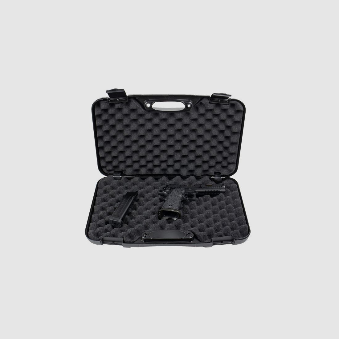 MALETTE PISTOLET 50X30X8.5 NOIRE CLIPS, image 1 sur 2