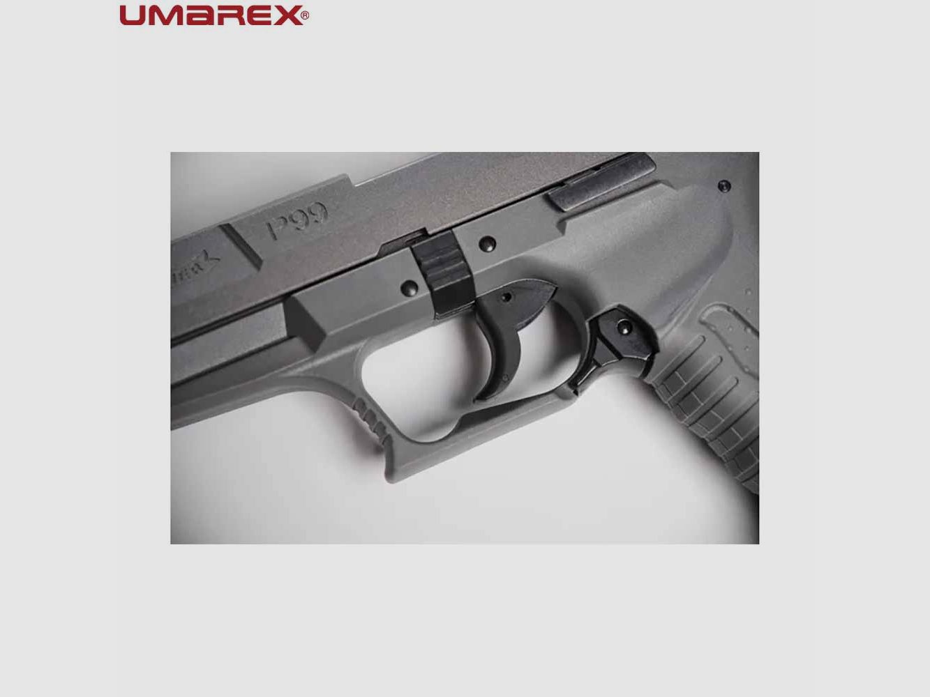 UMAREX WALTHER P99 SV 9mm P.A.K. GREY, immagine 16 di 21