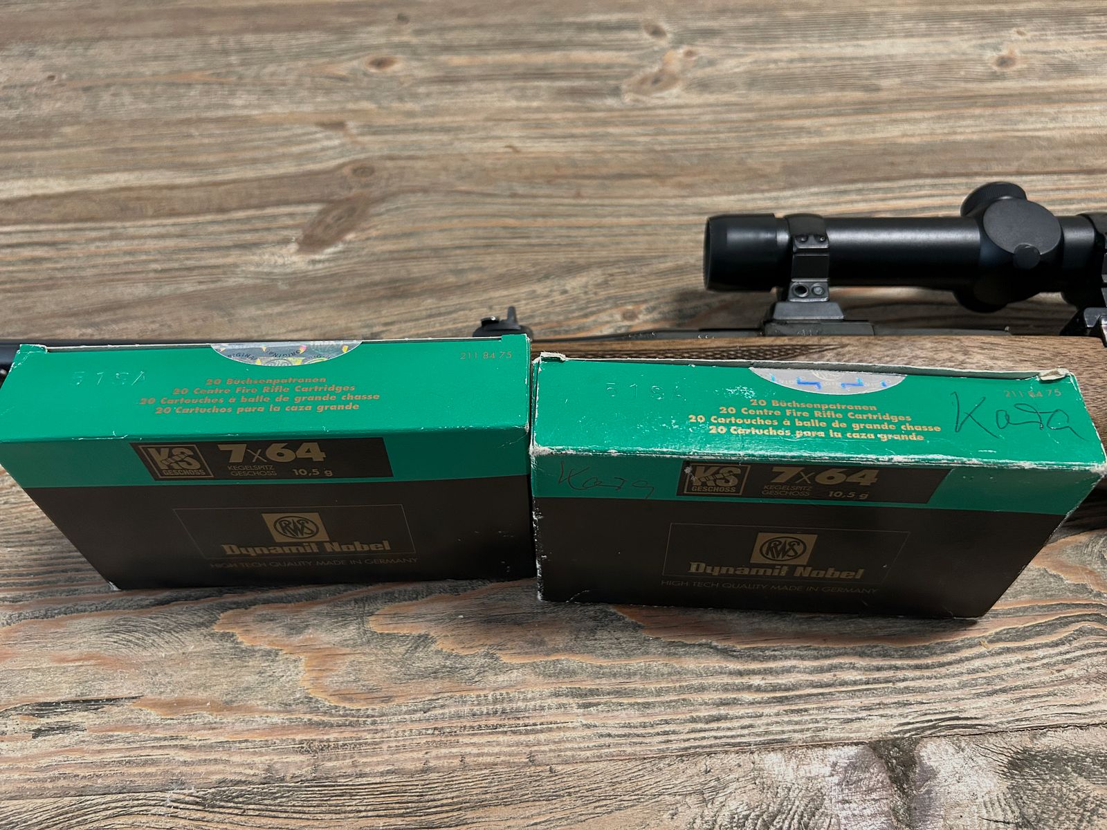 AKAH Rep. Büchse K98 7x64 mit Zielfernrohr RWS Premium 1.25-4x24