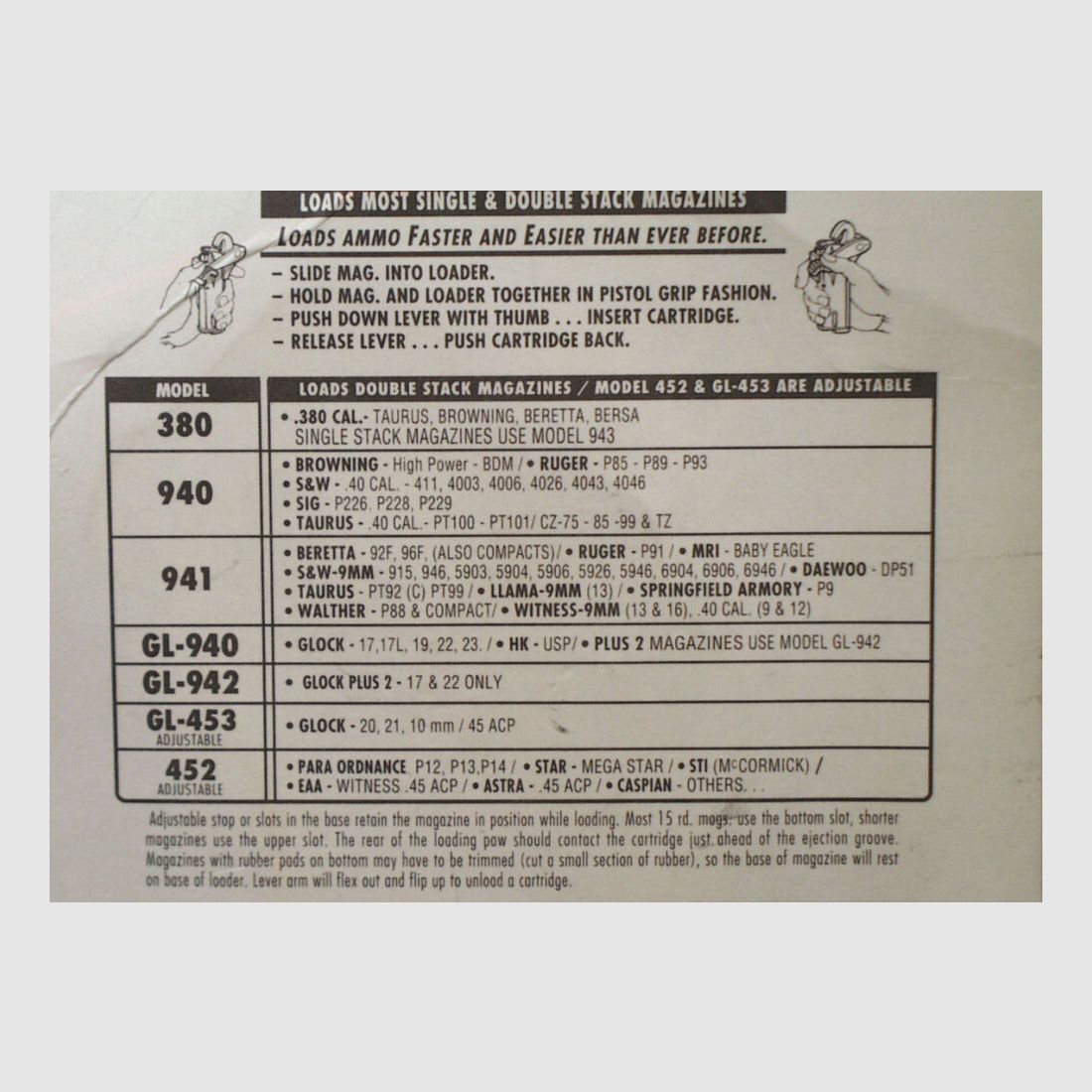 HKS Magazine Speed Loader Model 941