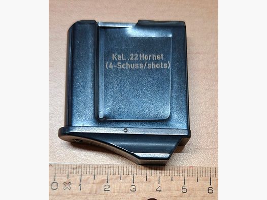 .22 Hornet 4 Schuss / shots Magazin 