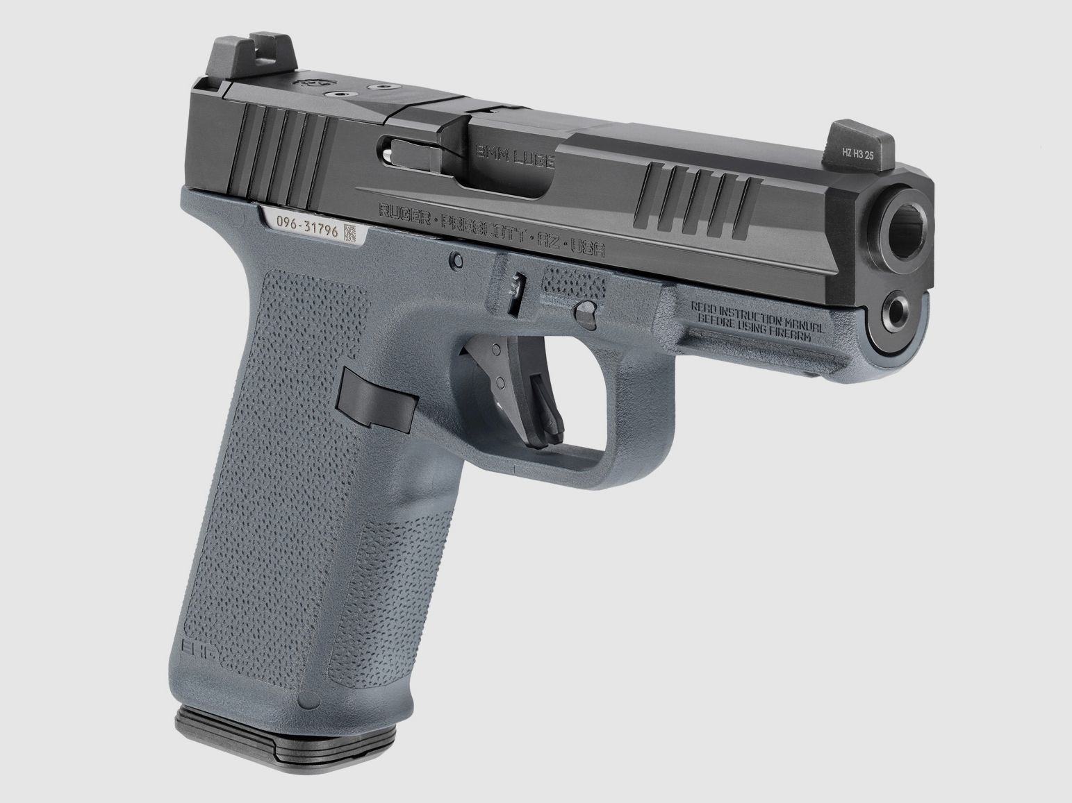 Ruger RXM 9mm Luger 4" – 17 schoten, Stealth Gray, afbeelding 2 van 4