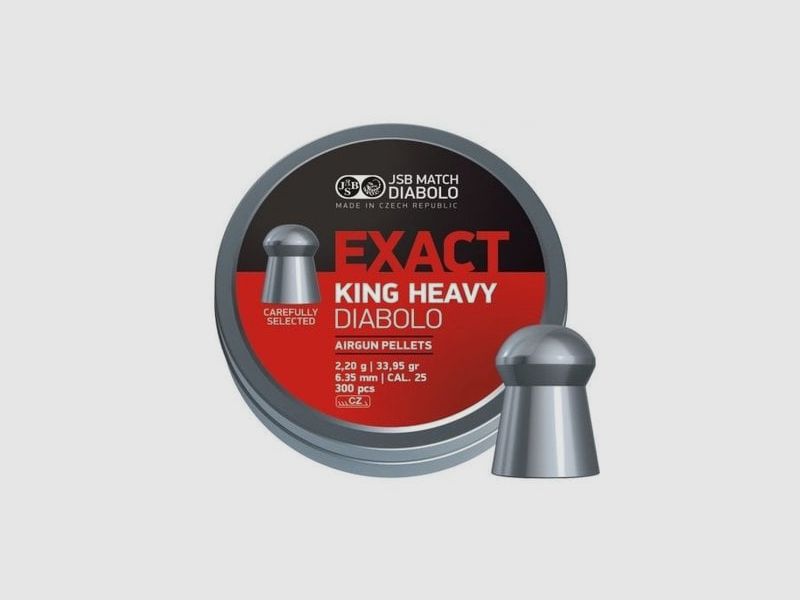 JSB Diabolo Exact King Heavy 6.35 mm | 33.95 gr, image 1 of 3