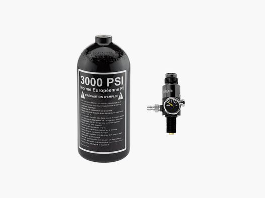 Pack bouteille alu 0,8L + preset 3000 PSI