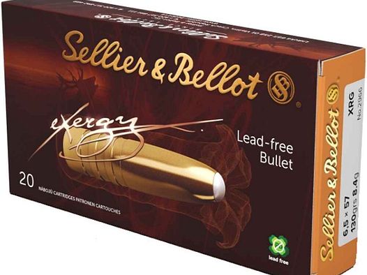 Sellier & Bellot 6,5x57 130grs XRG 20STK Munition bleifrei