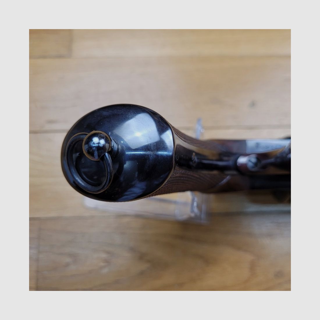 Barock und beeindruckender LeMat Kavallerie-Revolver – Seltene Herstellung von Pietta aus 1988 – 9-Schuss Trommel im Kaliber .44 und ein zentraler für Schrot – Die außergewöhnlichste Waffe des Bürgerkriegs – Originalkoffer – Wunderschöne Brünierung – Perfekte Mechanik und Ästhetik – TBE++, Bild 21 von 30