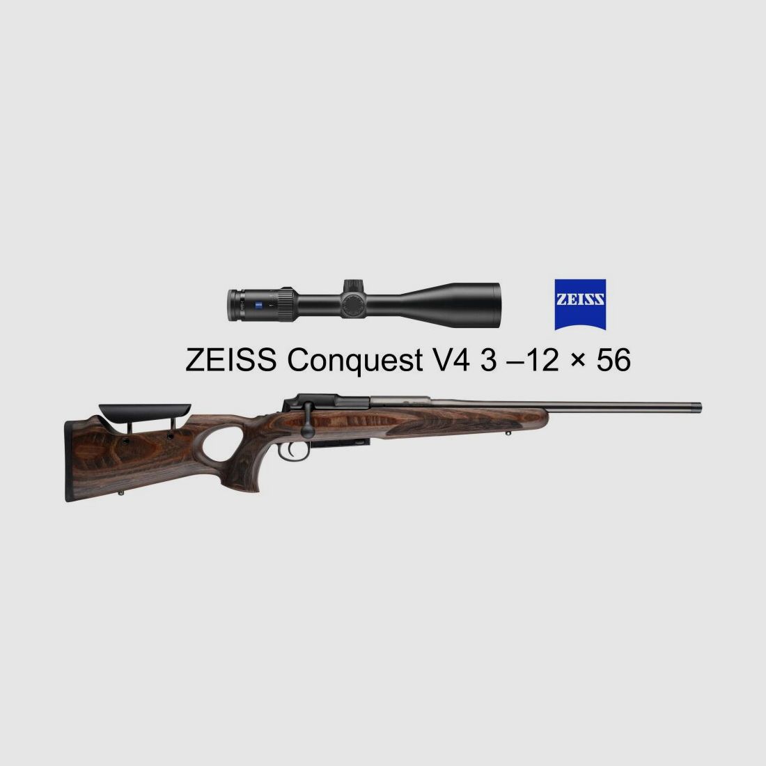 Action Set Mauser 25 Max .308 Win. Straight Pull Rifle with ZEISS Conquest .308Win, image 1 of 5