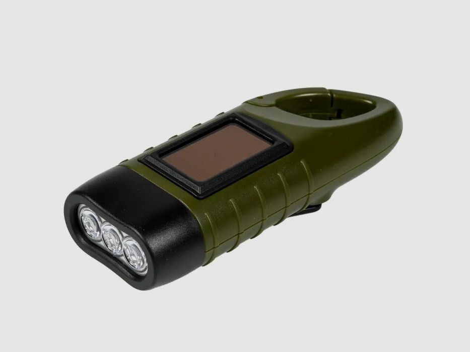 Lampe de poche LED "Twin Power Dynamo" en vert
