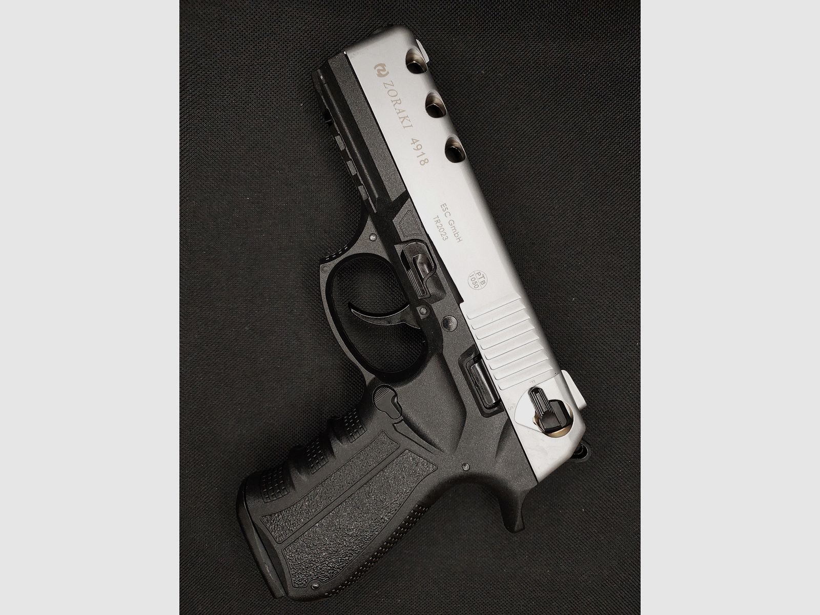 Zoraki 4918 Schreckschuspistole Kal. 9mm P.A.K. (PTB 1110) Titan - neu!