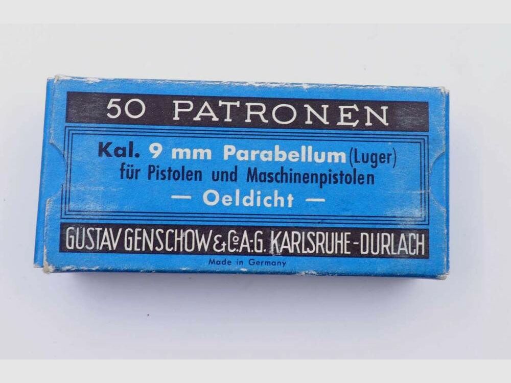 Genschow & Co. Pistol ammunition 9mm Luger/Parabellum/9x19