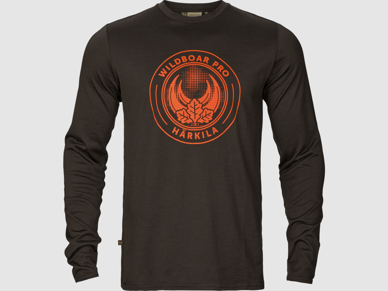 Härkila Gioco L/S T-Shirt Uomo Shadow brown wildboar XL