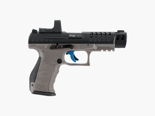 Walther Q5 Match 5" Combo Set Tungsten Gray - pistola Co2 blowback 4,5 mm Diabolo (P18)