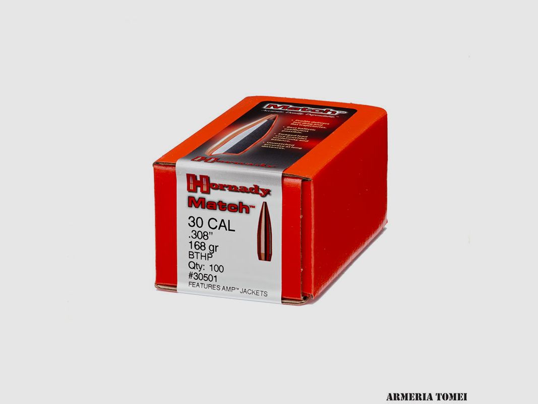 HORNADY – Bullets – 30 Cal .308 168 gr BTHP Match™ (100 pcs), image 2 of 3
